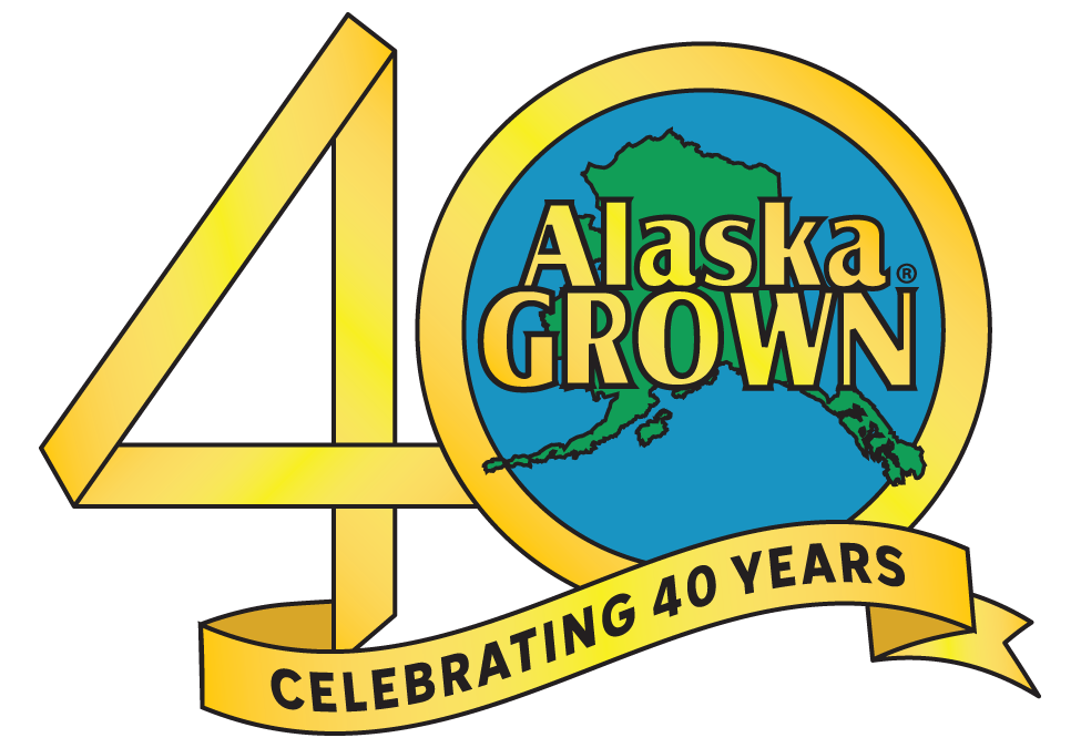 Alaska Grown 30 year logo